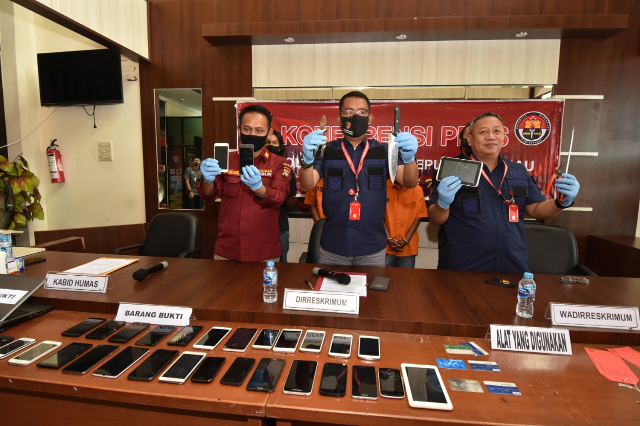 Dua Orang Pelaku Tindak Pidana Pencurian Dengan Pemberatan Berhasil di Amankan Ditreskrimum Polda Kepri