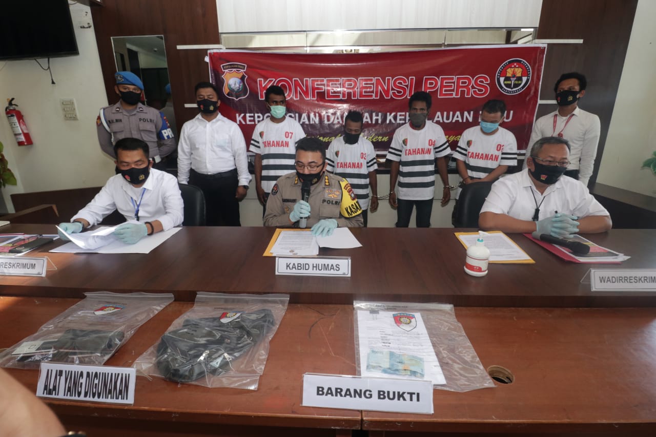 Main Ancam Agar Pemilik Mengosongkan Rumahnya, 4 Pria ini Langsung Diciduk Tim Jatanras Polda Kepri