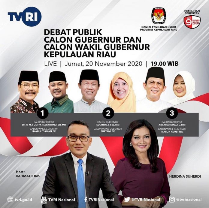 Jadwal Debat Pilkada KEPRI
