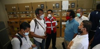 Proyek Revitalisasi Jaringan Listrik Terminal 1 Bandara Hang Nadim Batam Dimulai Ft.HumasBpBatam