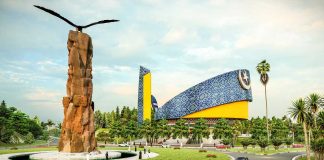 Subhanallah, Masjid Bandara Hang Nadim Berbentuk Tanjak Melayu