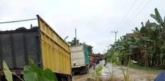 Jalan Rusak Tanjabtim Membawa Duka, Ibu Hamil Meninggal Dunia Sebelum Tiba di RS Jambi