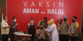 Kapolda Kepri Kembali di Vaksinasi Covid-19 Kapolda Kepri