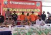 Wakapolda Kepri Pimpin Pemusnahan 47 kg Narkotika Jenis Sabu
