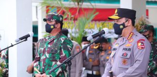 PPKM di DIY Berjalan Baik, Kapolri Minta Warga Tetap Patuhi Protokol Kesehatan Kapolri Panglima TNI