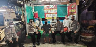 Ronda Siskamling di Efektifkan, Dirbinmas Polda Banten Lakukan Pengecekan Pos Kamling Polda Banten