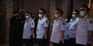 Yasonna Resmi Melantik Komjen Pol Andap Jadi Sekjen Kemenkumham Kemenkumham