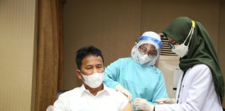 Kepala BP Batam Laksanakan Vaksinasi Tahap Kedua Covid-19 Bp batam