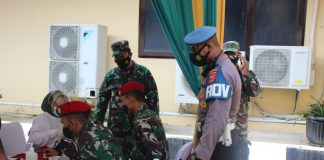 Polda Banten Bersama Korem 064 Maulana Yusuf dan PMI Gelar Kegiatan Donor Darah Tni polri