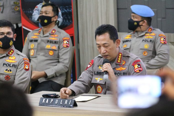 kapolri ungkap teror