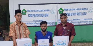 Rumah Yatim Berikan Bantuan untuk Ponpes Tahfizul Quran