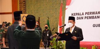 Gubernur Lantik Kepala Perwakilan BPKP Kepri