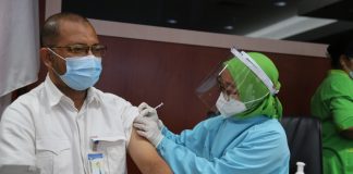 Vaksin AstraZeneca Untuk Pegawai BP Batam Sedang Dilaksanakan