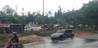 Parah! 5 Hari Pipa Bocor di Depan Rusun Mukakuning Tak Segera Ditangani