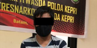 Pria Indekost di Bengkong Harapan Disergap Polda Kepri