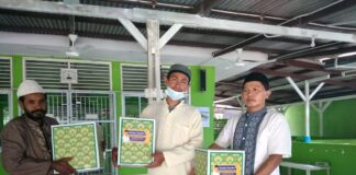 BKDI Serahkan Bingkisan Ramadan 1442 H kepada Imam Masjid dan Marbot