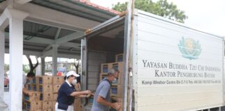 Yayasan Buddha Tzu Chi Batam Bantu Pasien OTG Covid-19 melalui BP Batam