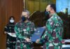 Sembilan Pati TNI AU Terima Kenaikan Pangkat