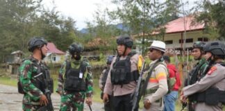 Kontak Tembak TNI-KKB Berlangsung, Suasana Mencekam