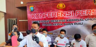 Dua Perampok dan Penadah Digulung Polda Kepri, Pelaku Ancam Korban dengan Badik