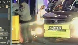 Perwira Polda Riau Pukul Petugas Jaga Mapolda