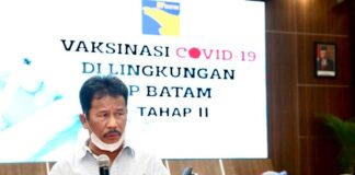 BP Batam Laksanakan Vaksinasi Covid-19 Dosis Kedua Bagi Pegawai