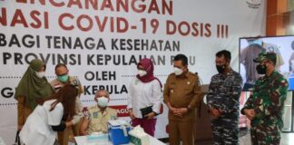 11.556 Nakes Kepri Disuntik Vaksin Ketiga