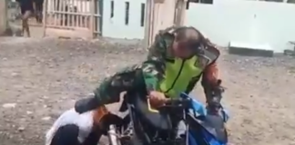 Viral, Oknum TNI Tendang dan Paksa Pemuda Tempelkan Kuping ke Knalpot