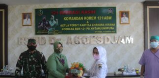 Pastikan Penanganan Pasien Corona, Danrem 121/Abw datangi RSUD dr. Agoes Djam Ketapang
