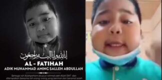 Kabar Duka, Aming Tawau Meninggal Dunia, Bocah Viral Soal Penggunaan Masker