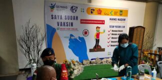 Sebanyak 341 Warga Bandara Ikuti Vaksinasi Kedua Lanud Hang Nadim Batam