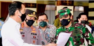 Jokowi Tinjau Langsung Vaksinasi bagi Masyarakat Lampung