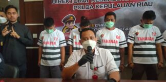 Dit Reskrimum Polda Kepri Selamatkan 7 Orang PMI Saat Hendak Diberangkatkan Secara Ilegal ke Malaysia