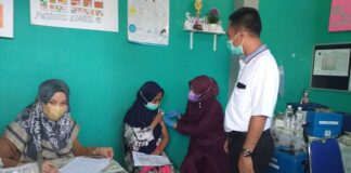 Wahyu Wahyudin Sukses Melaksanakan Vaksinasi Masal, 750 Warga Sei Beduk Tervaksin