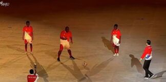 Saat Pembukaan PON XX Papua 2021, Presiden Bermain Bola