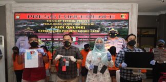 Polisi Grebek Sarang Judi Online di Perumahan Sukajadi