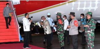 Dari Merauke, Jokowi Langsung Menuju ke Sorong