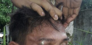 Seorang Pria di Sei Beduk Bonyok Dihajar Warga Akibat Nekat Jambret Tas Ibu-Ibu