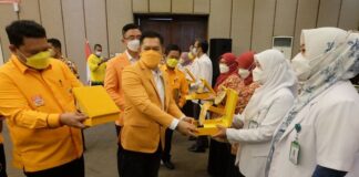 Dipelantikan Ormas MKGR Kepri, Pelaku UMKM dan Nakes Bakal dapat Bantuan Dana