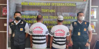 Dua Orang Penampung TKI Ilegal Dalam Kecelakaan Laut di Johor Bahru, Malaysia Berhasil Ditangkap