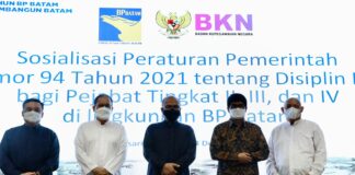 BP Batam Gelar Sosialisasi PP No. 94 Tahun 2021 dan PP No. 45 Tahun 1990