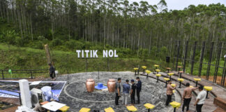 Kemah Jokowi Simbol Awal Proses Pembangunan IKN Nusantara