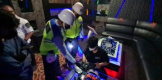 Satpomau Lanud Hang Nadim Razia Tempat Hiburan Malam