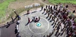 Tanah dari Kepri Bersatu dengan Tanah 33 Provinsi Lainnya di Kendi Titik Nol IKN