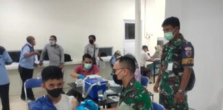 Lanud Hang Nadim Buka Gerai Vaksin di Bandara Hang Nadim