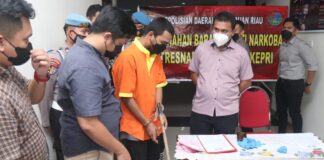 Ditresnarkoba Polda Kepri Musnahkan Barang Bukti Narkotika Sabu