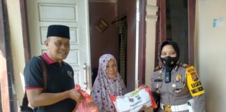 PWI Peduli Bersama Satlantas Dumai, Berbagi Kebaikan Menjelang Lebaran