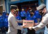 Kapolda Kepri Serahkan Bantuan 1.000 Paket Sembako dari Kapolri untuk Buruh