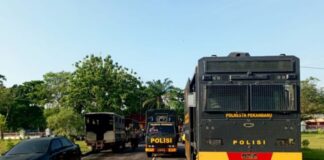 450 Personel Gabungan Amankan Pelantikan Pj Wali Kota Pekanbaru dan Kampar