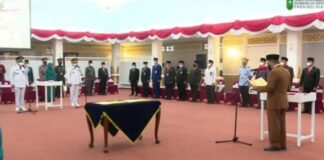 Lantik Pj Wali Kota Pekanbaru dan Bupati Kampar, Gubri Minta Fokus Layani Masyarakat